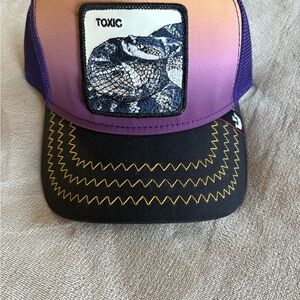 Goorin Bros Purple and Black Trucker Hat